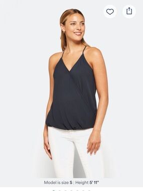 Market & Spruce Mac Surplice Top XL